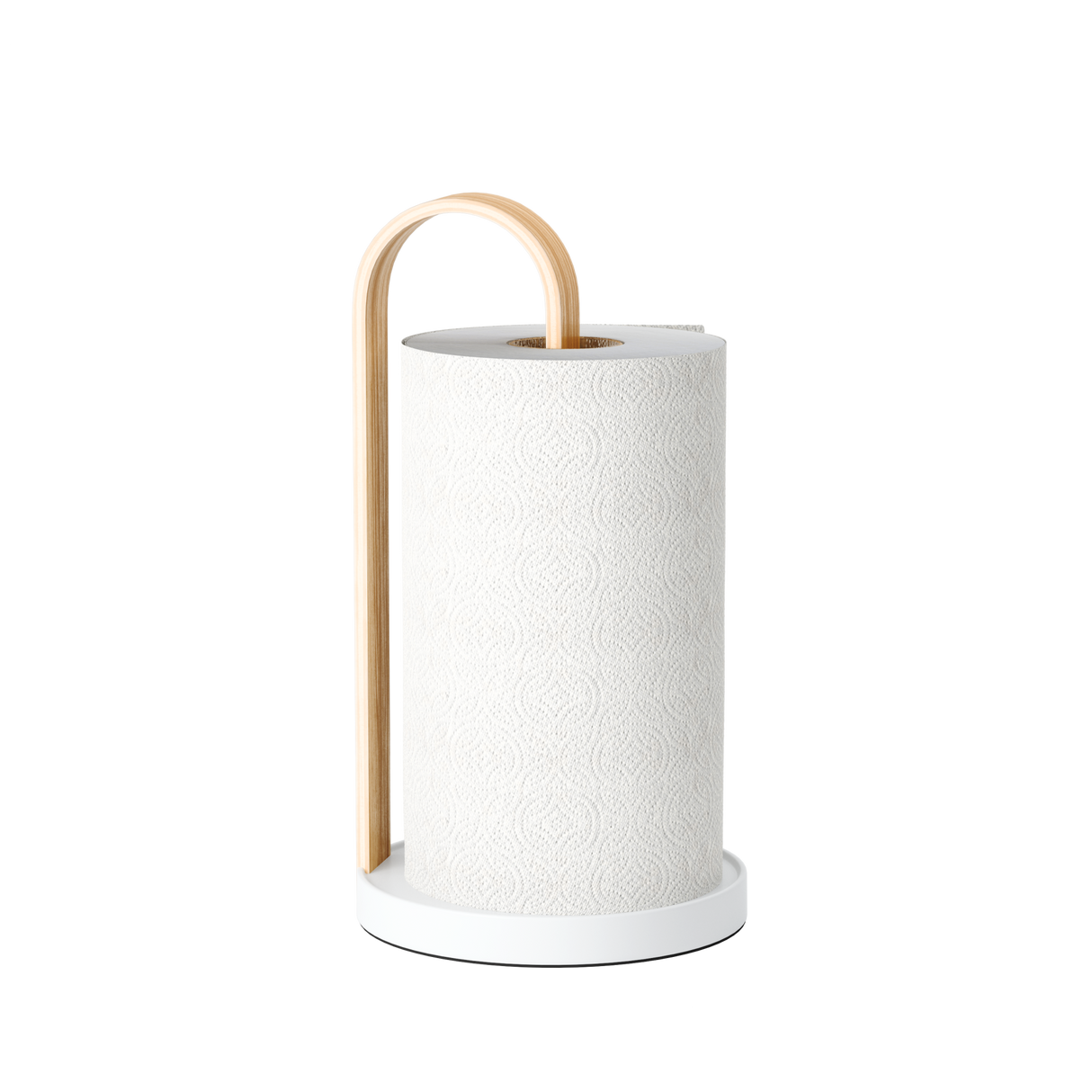 Paper Towel Holders | color: White-Natural