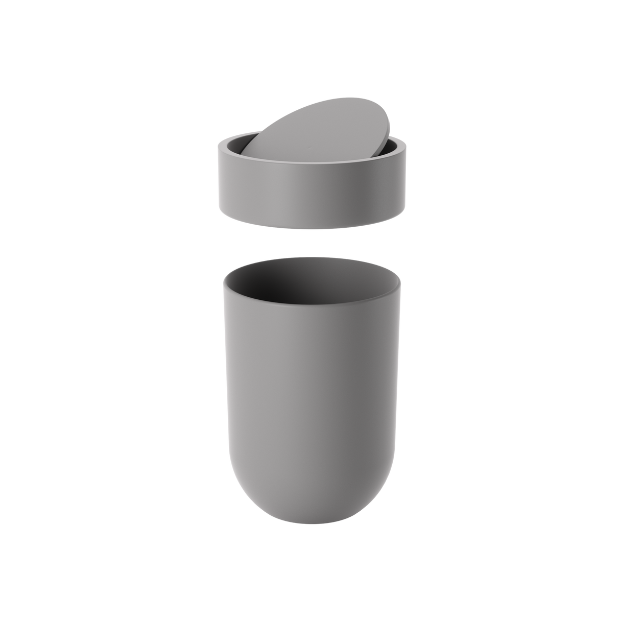 Bathroom Trash Cans | color: Grey