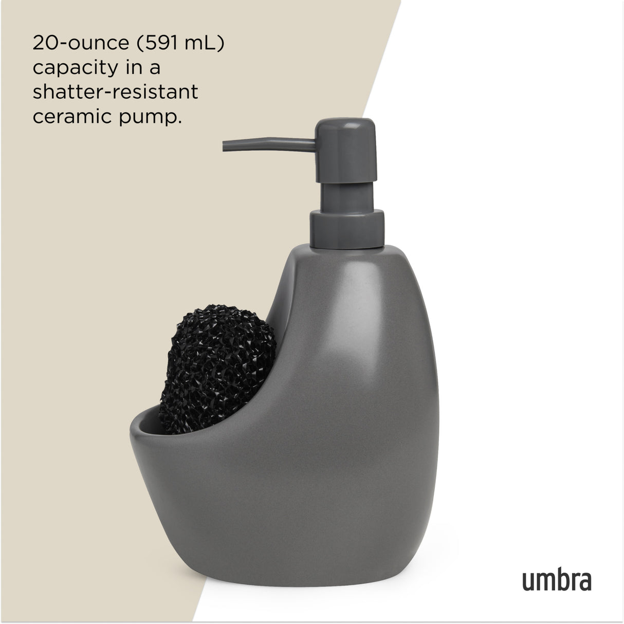 Soap Dispensers | color: Charcoal