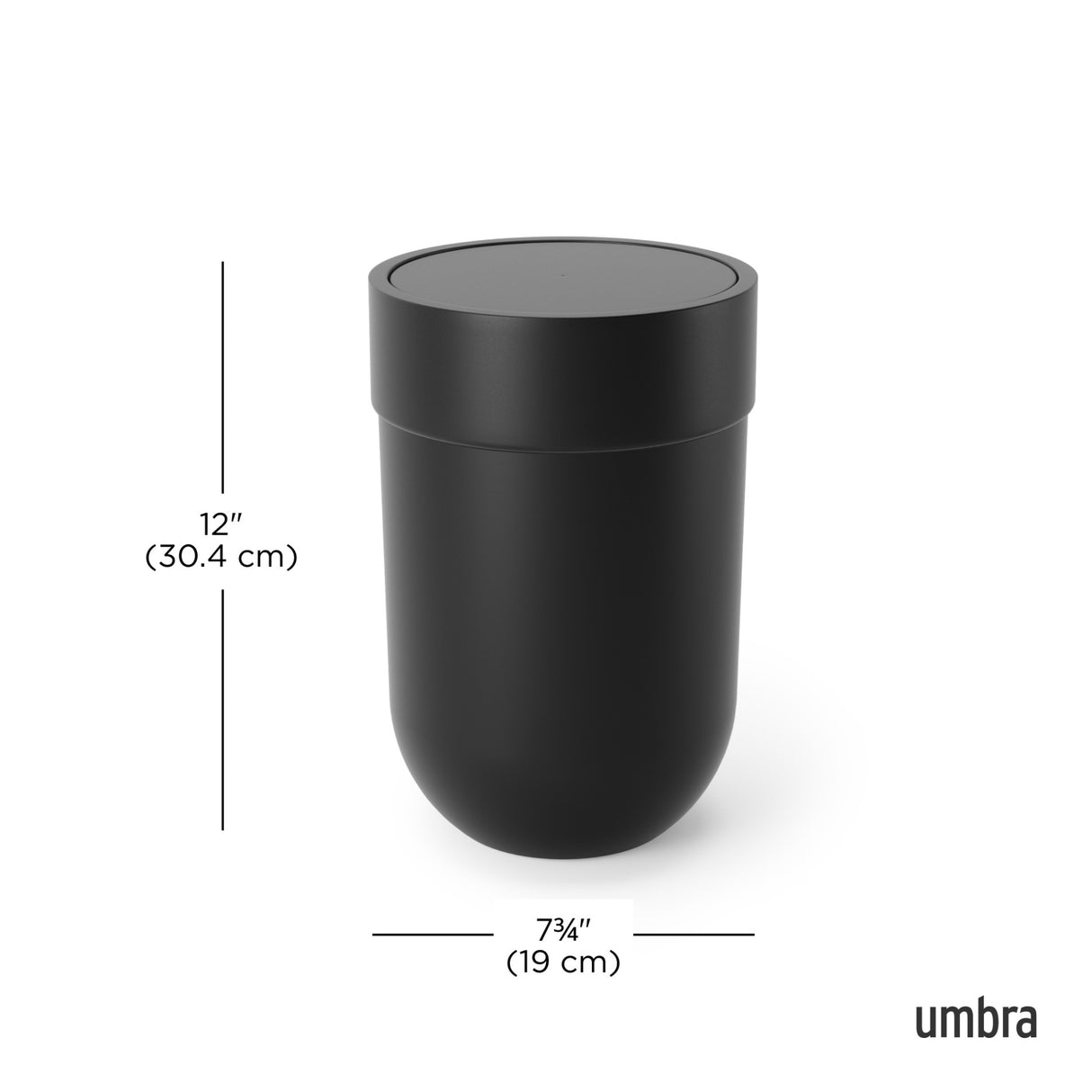 Bathroom Trash Cans | color: Black