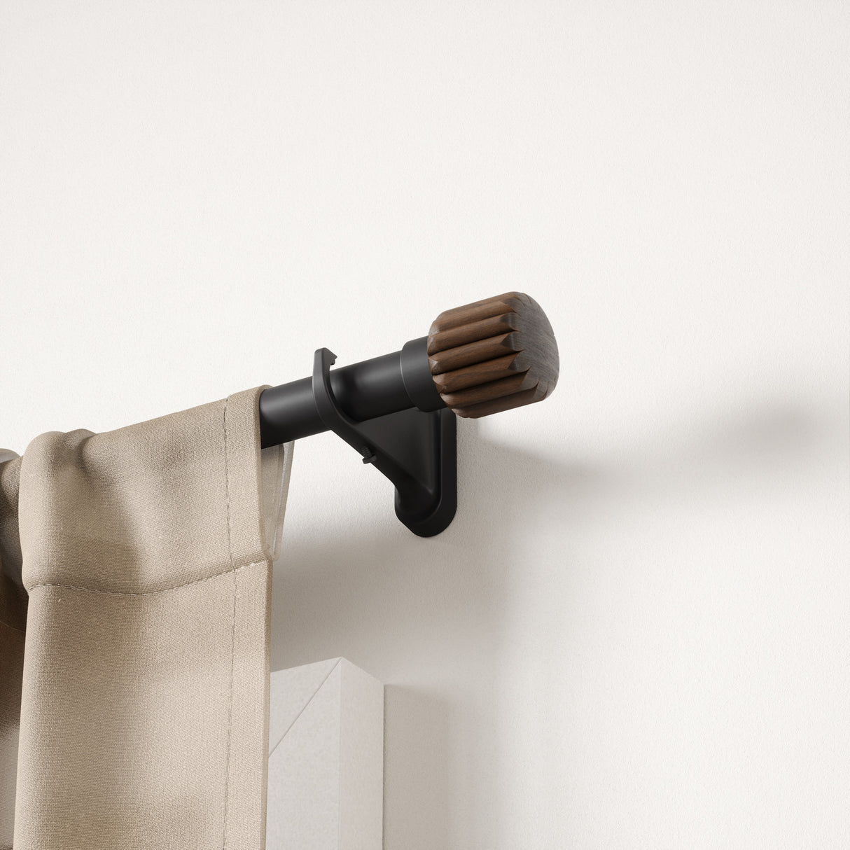 | color: Black-Walnut | size: 42-120" (107-305 cm) | diameter: 1" (2.5 cm)