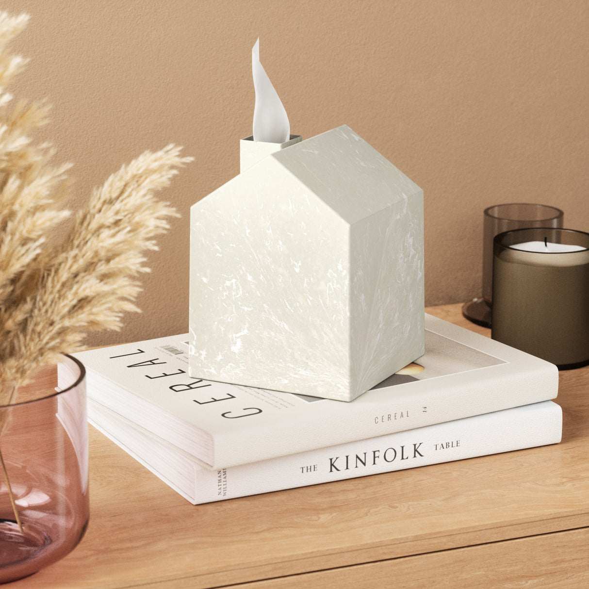 Tissue Box Cover & Trays | color: Ocean Sand
