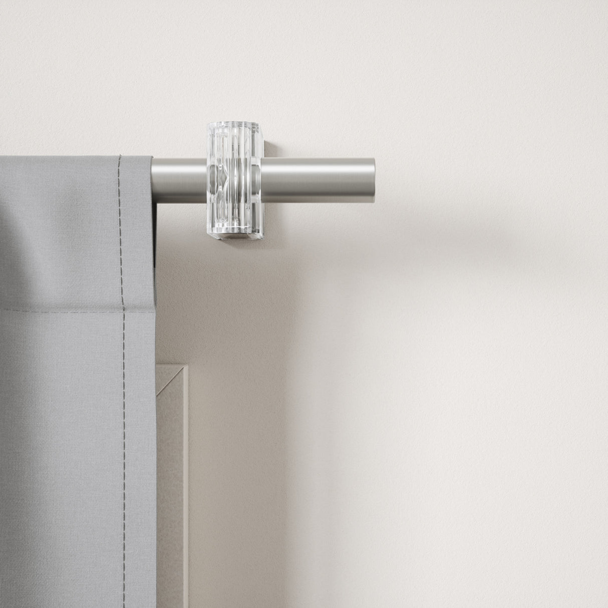 | color: Nickel-Steel | size: 42-120" (107-305 cm) | diameter: 1" (2.5 cm)