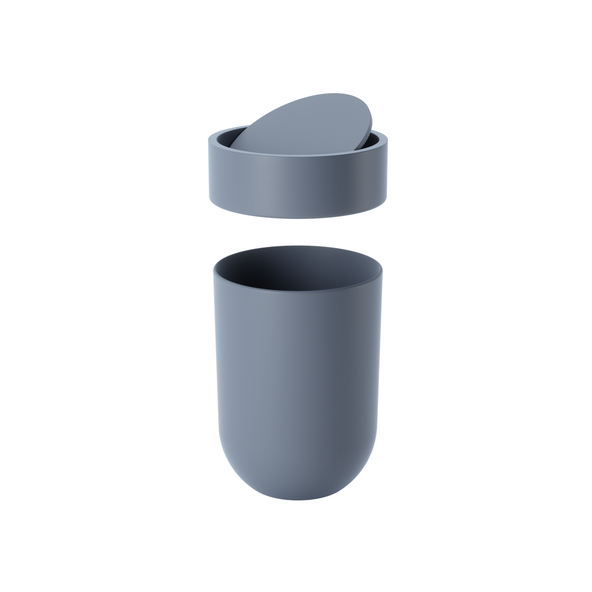 Bathroom Trash Cans | color: Slate Blue
