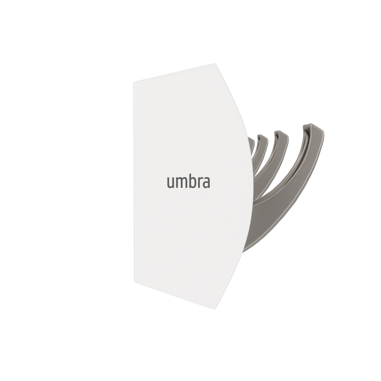 Wall Hooks | color: White-Nickel