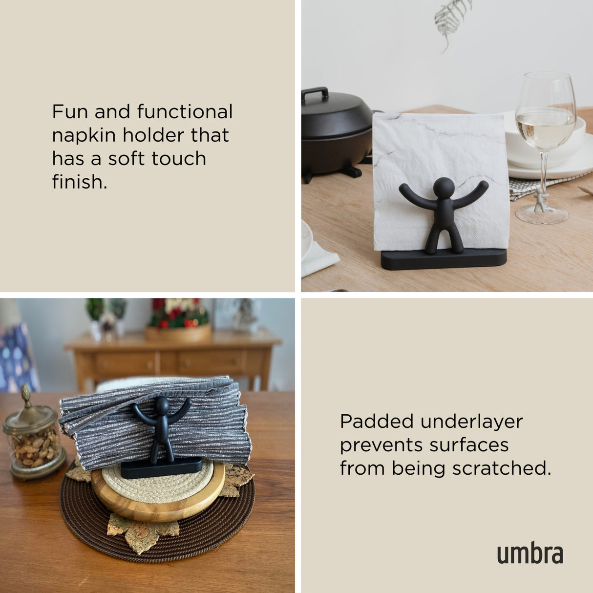 Napkin Holders | color: Black | https://player.vimeo.com/video/140941997