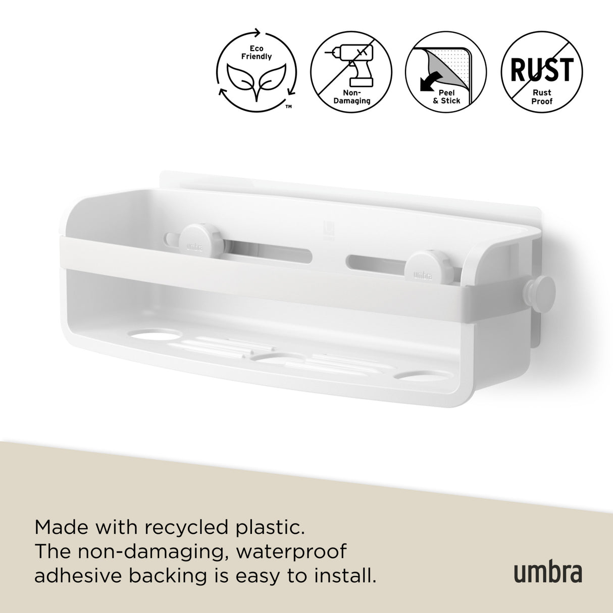 Shower Storage | color: White