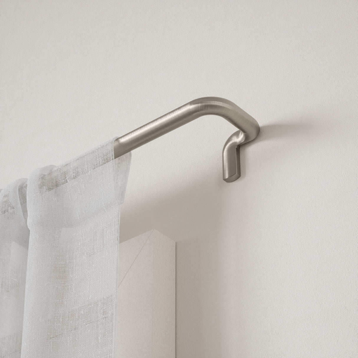 Single Curtain Rods
| color: Matte-Nickel | size: 88-144" (224-366 cm) | diameter: 3/4" (1.9 cm) | Hover