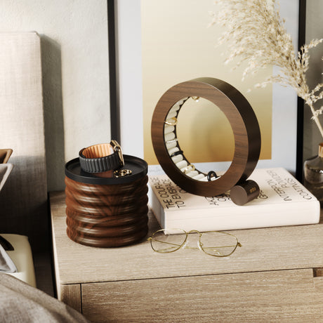 Jewelry Boxes | color: Black/Walnut | Hover