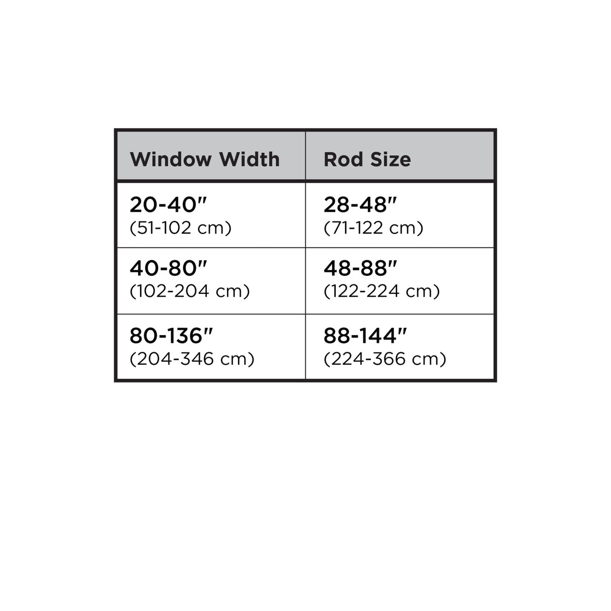 Single Curtain Rods
| color: Matte-Nickel | size: 88-144" (224-366 cm) | diameter: 3/4" (1.9 cm)