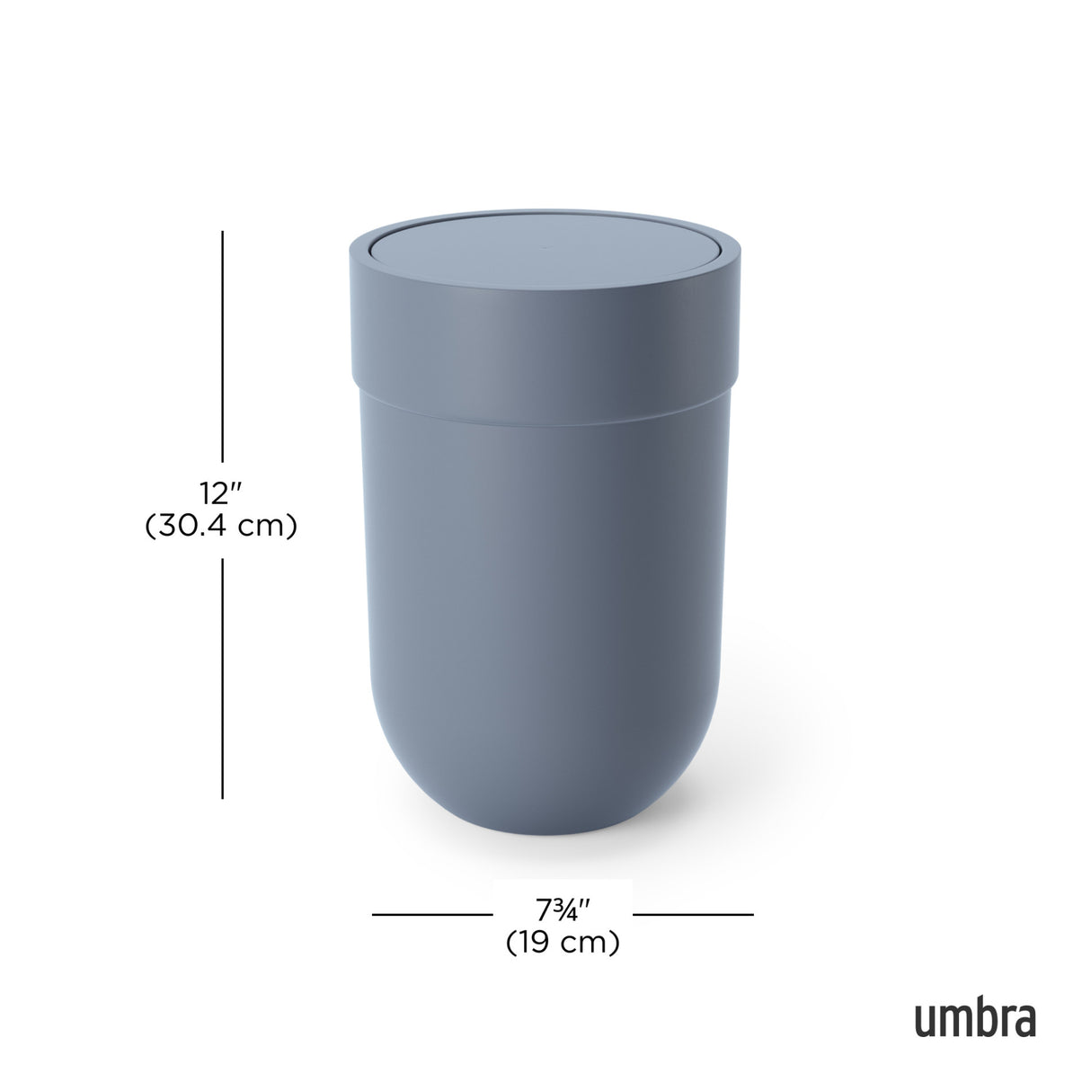Bathroom Trash Cans | color: Slate Blue