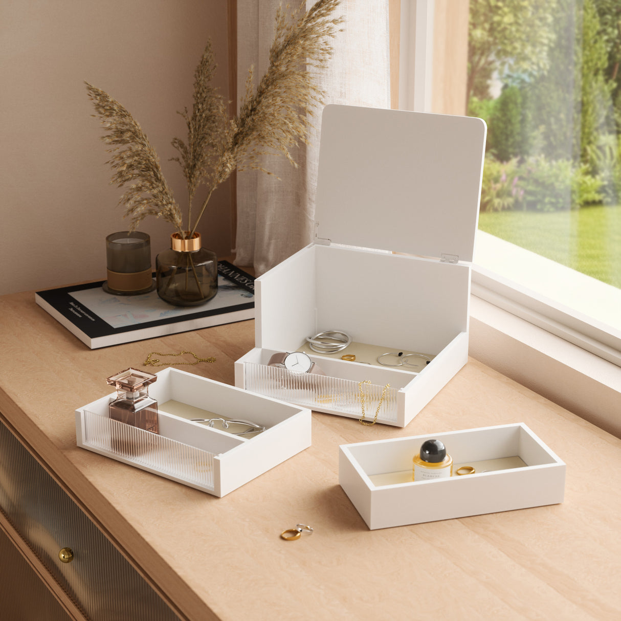 Jewelry Boxes | color: White