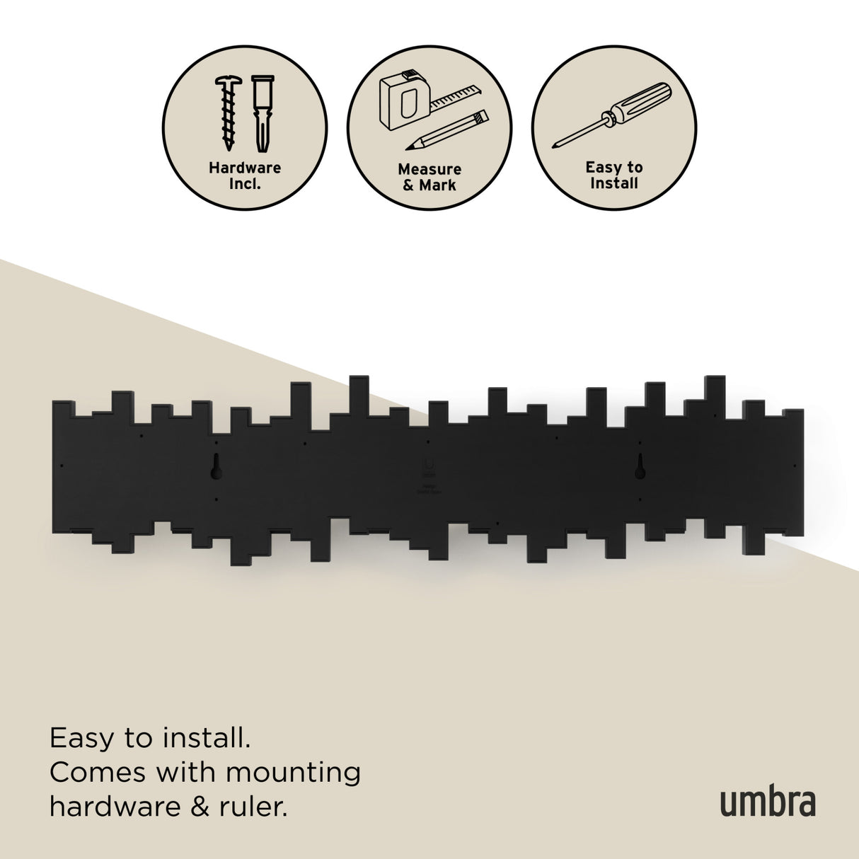 Wall Hooks | color: Black