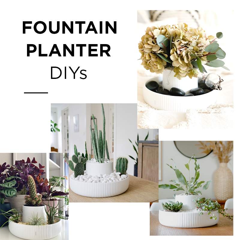 Fountain Planter DIYs