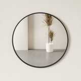 Wall Mirrors | color: Black | size: 37" (94 cm)