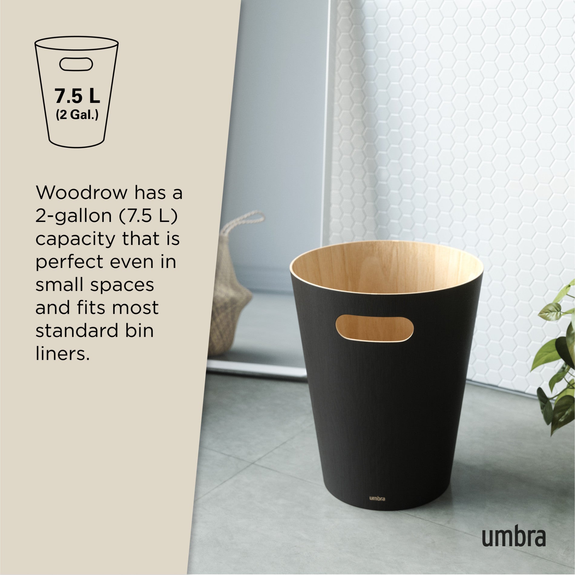 Woodrow Trash Can – Umbra UK