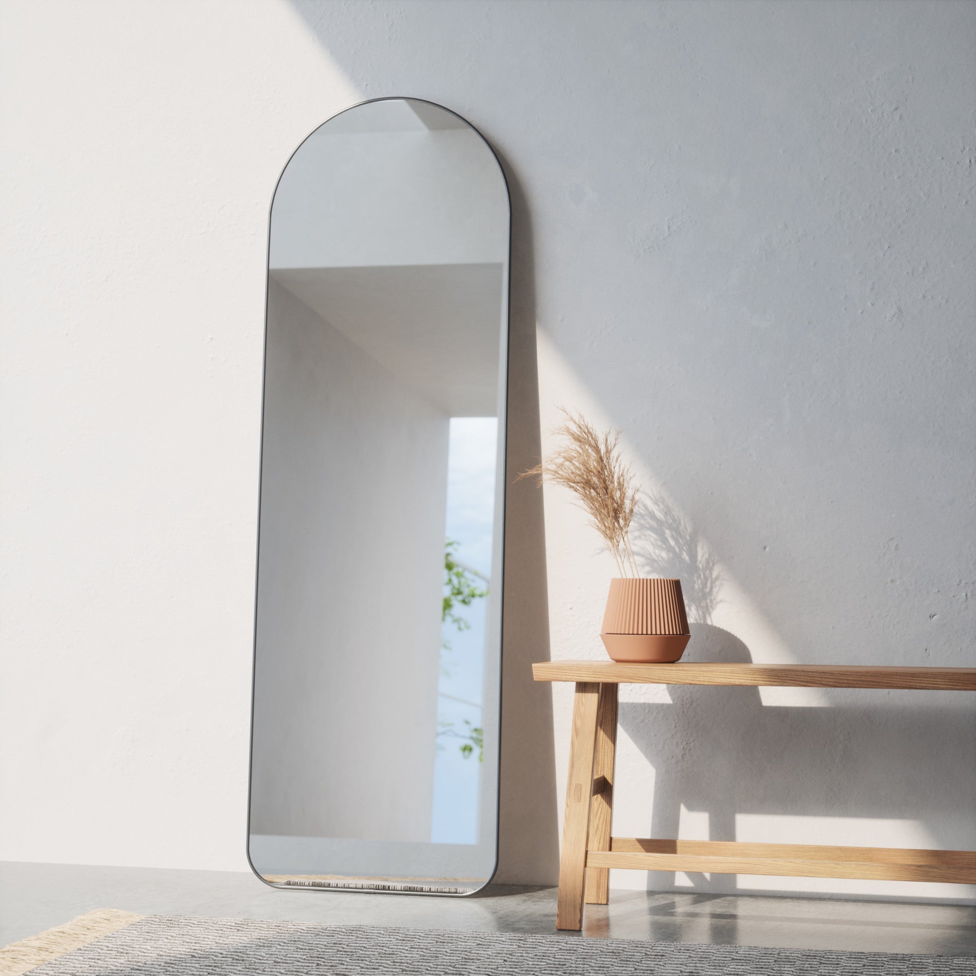 Hubba Arched Leaning & Wall Mirror – Umbra UK