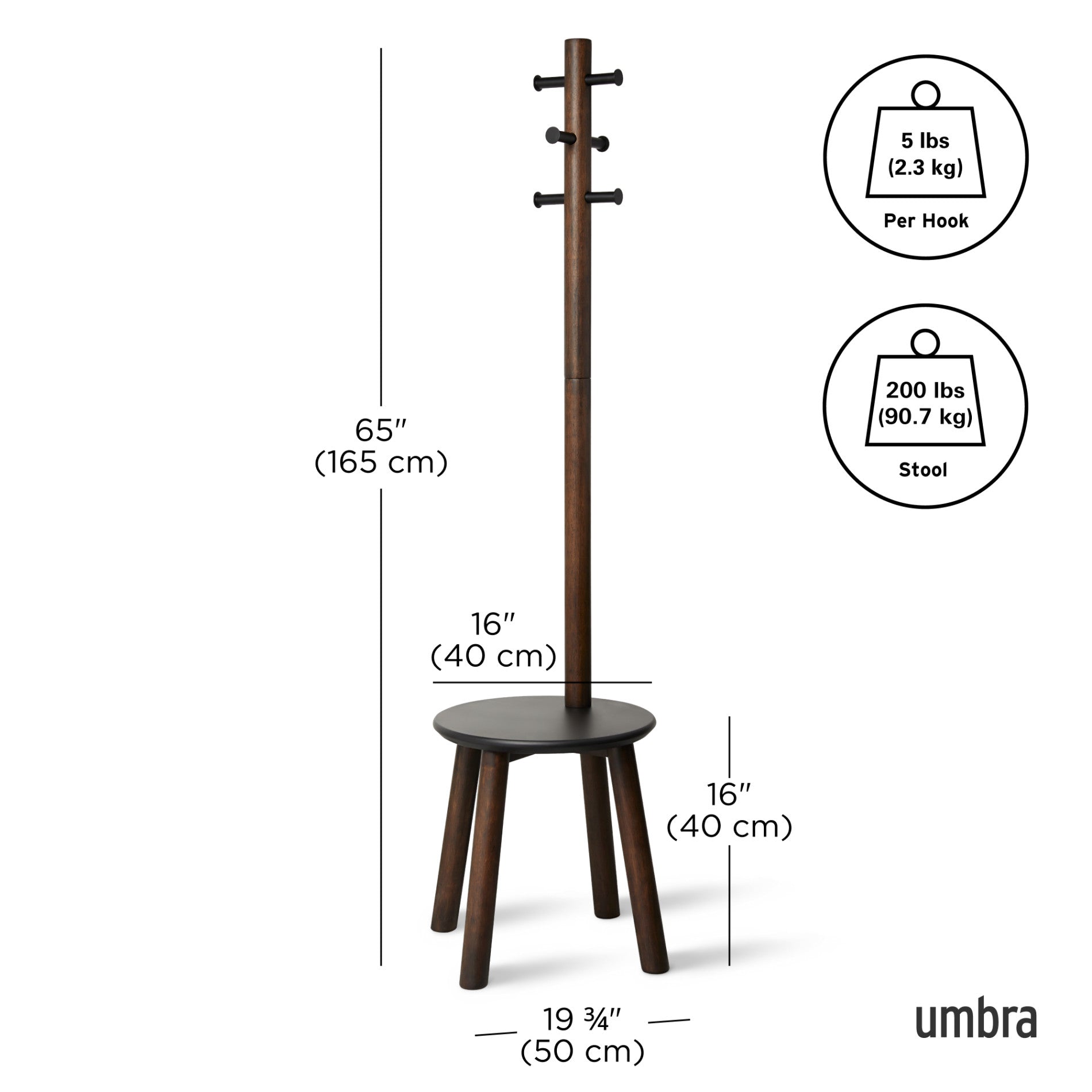 Pillar Stool and Coat Rack – Umbra UK