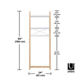 Shelves & Magazine Racks | color: White-Natural