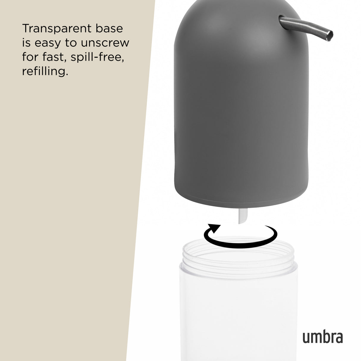 Soap Dispensers | color: Grey