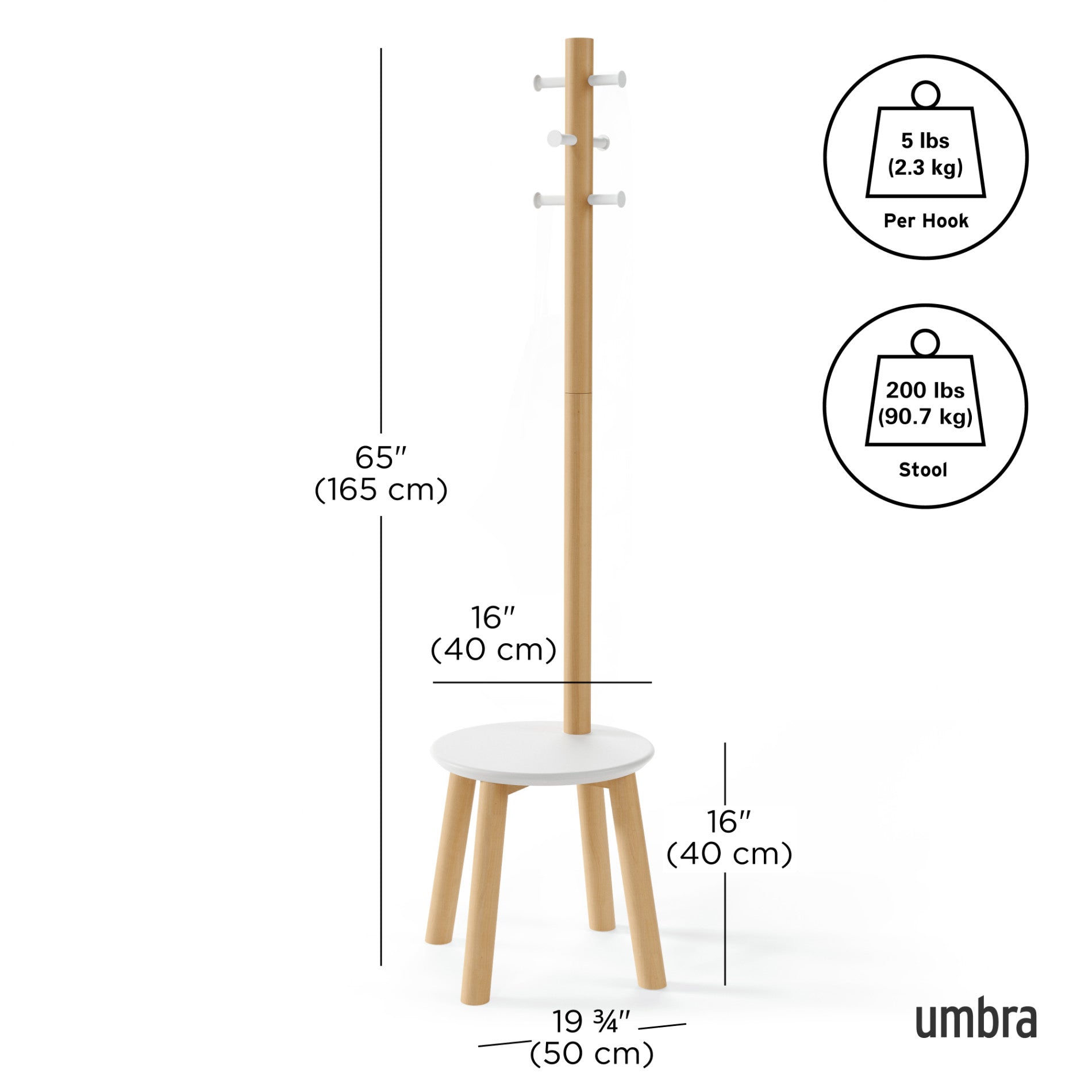 Pillar Stool and Coat Rack – Umbra UK