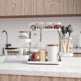 Kitchen Organization | color: White-Nickel | Hover