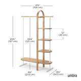 Garment Racks | color: White-Natural