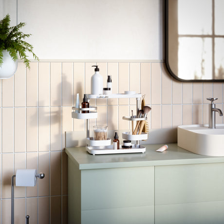 Kitchen Organization | color: White-Nickel