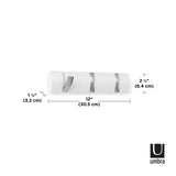 Wall Hooks | color: White-Nickel