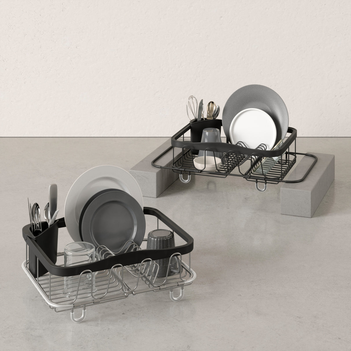 Dish Racks | color: Black-Nickel