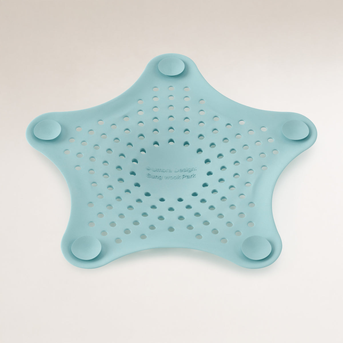 Drain Stop & Hair Catcher | color: Lagoon Blue