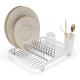 Dish Racks | color: White-Nickel