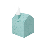 Tissue Box Cover & Trays | color: Ocean Blue