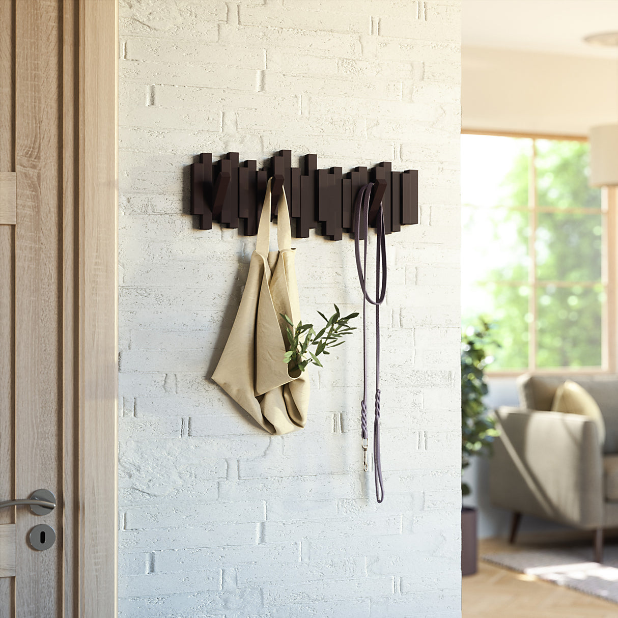 Wall Hooks | color: Espresso