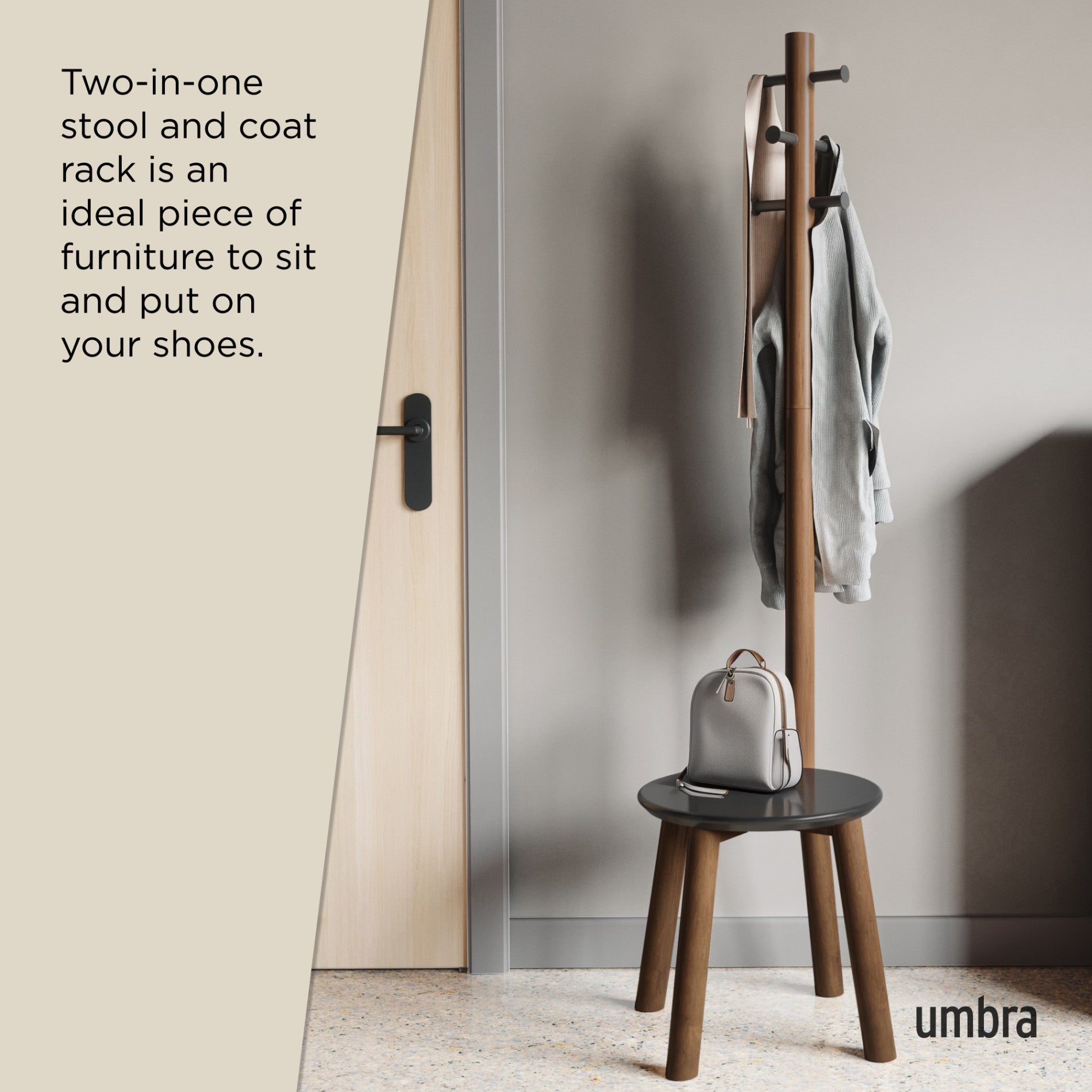 Pillar Stool and Coat Rack – Umbra UK