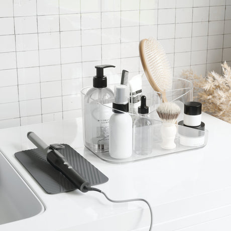 Bathroom Accessories | color: Clear-Charcoal