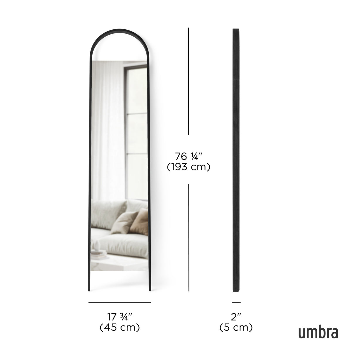 Floor Mirrors | color: Black