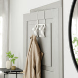 Over The Door Hooks | color: White | Hover