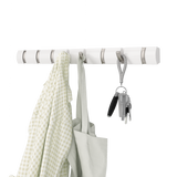 Wall Hooks | color: White-Nickel
