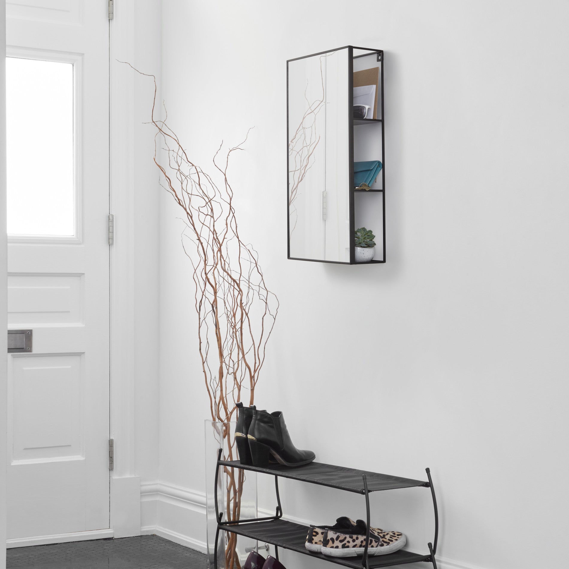 Umbra Cirko Mirror & offers Storage Unit