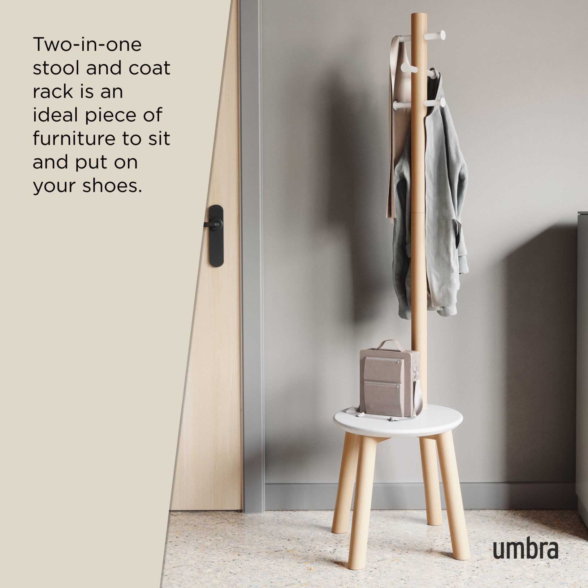 Pillar Stool and Coat Rack – Umbra UK