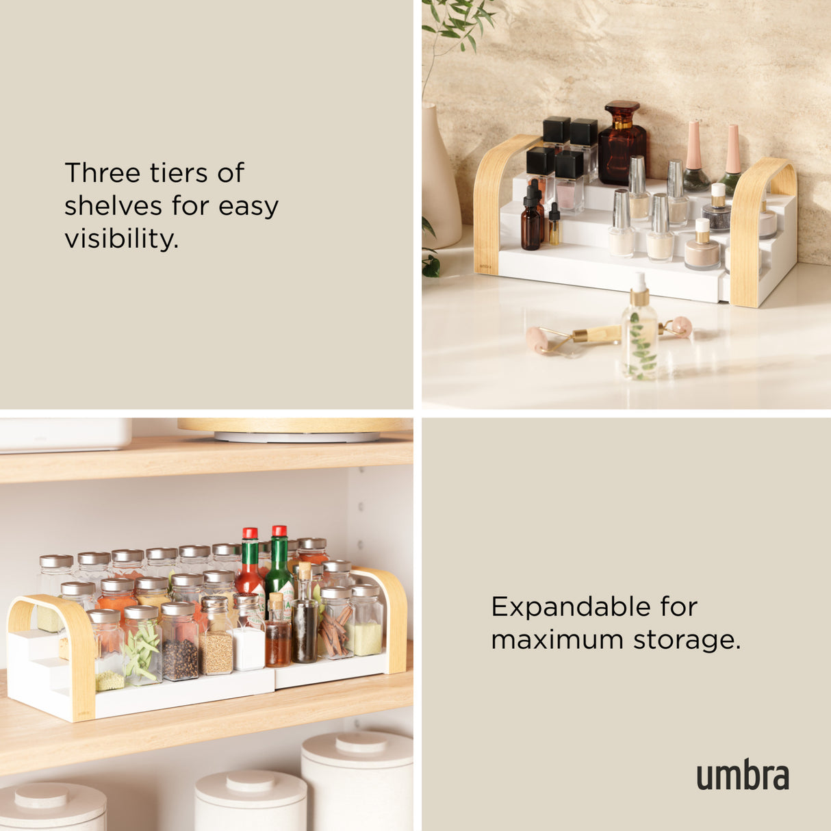 Kitchen Organization | color: White-Natural