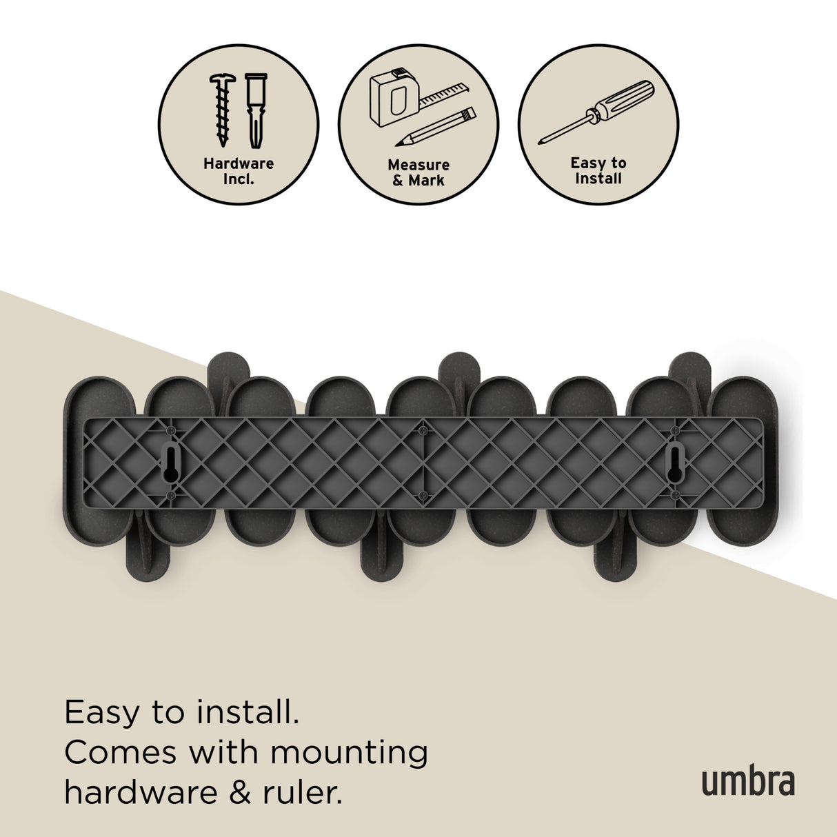Wall Hooks | color: Black