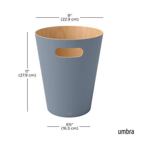 Bathroom Trash Cans | color: Slate Blue