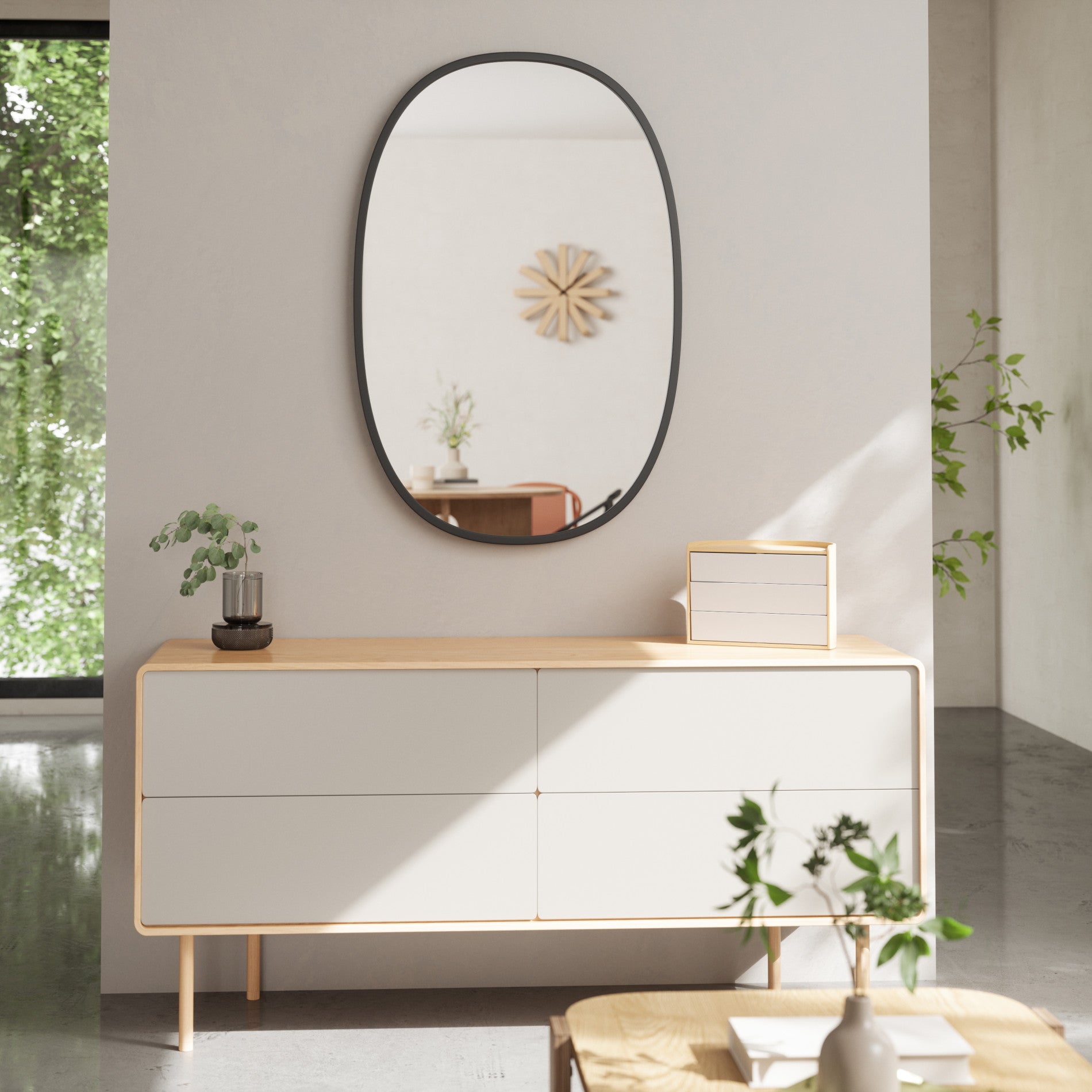 Hub Oval Wall Mirror – Umbra UK