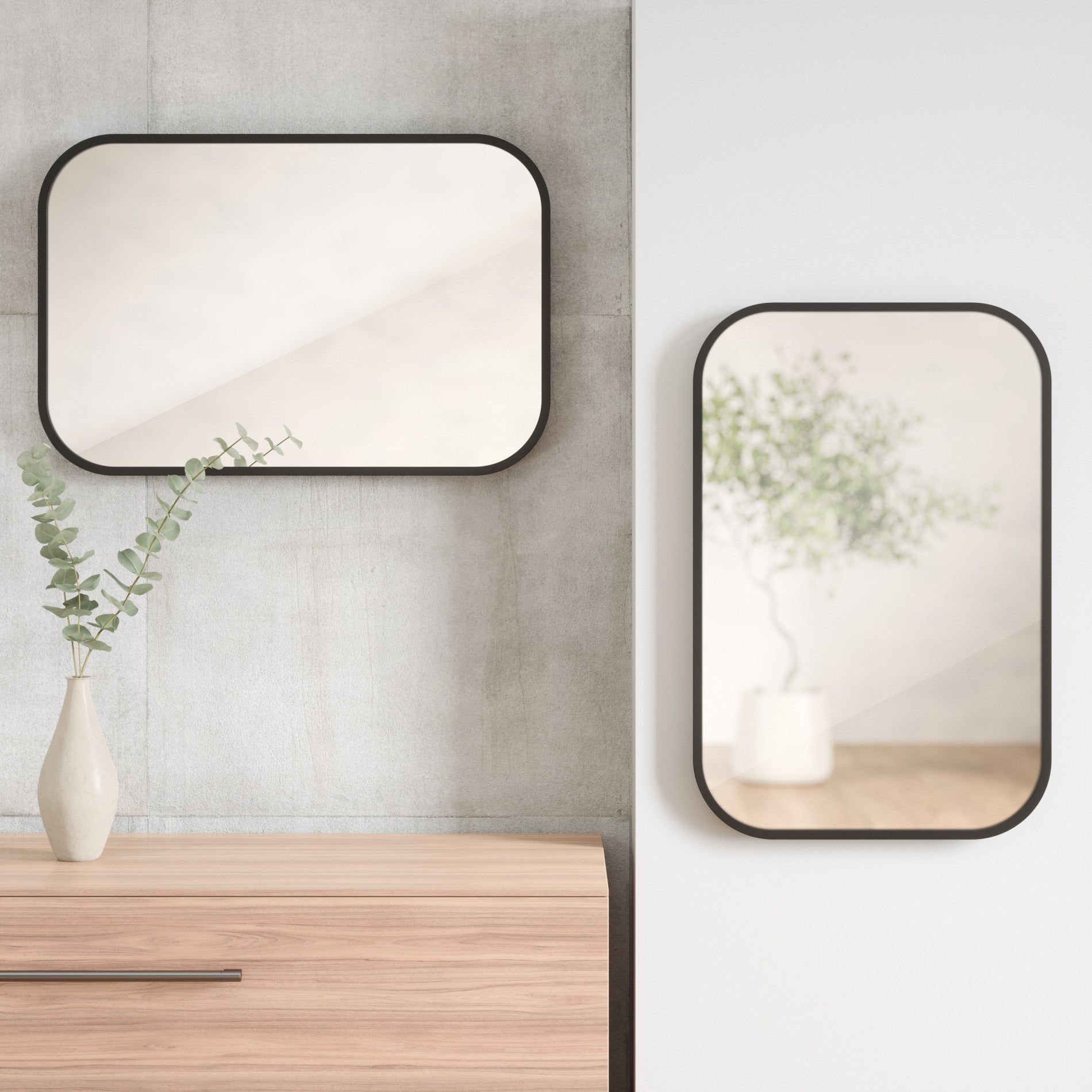 Hub Rectangle Wall Mirror – Umbra UK