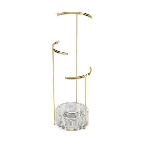 Jewelry Stands | color: Brass