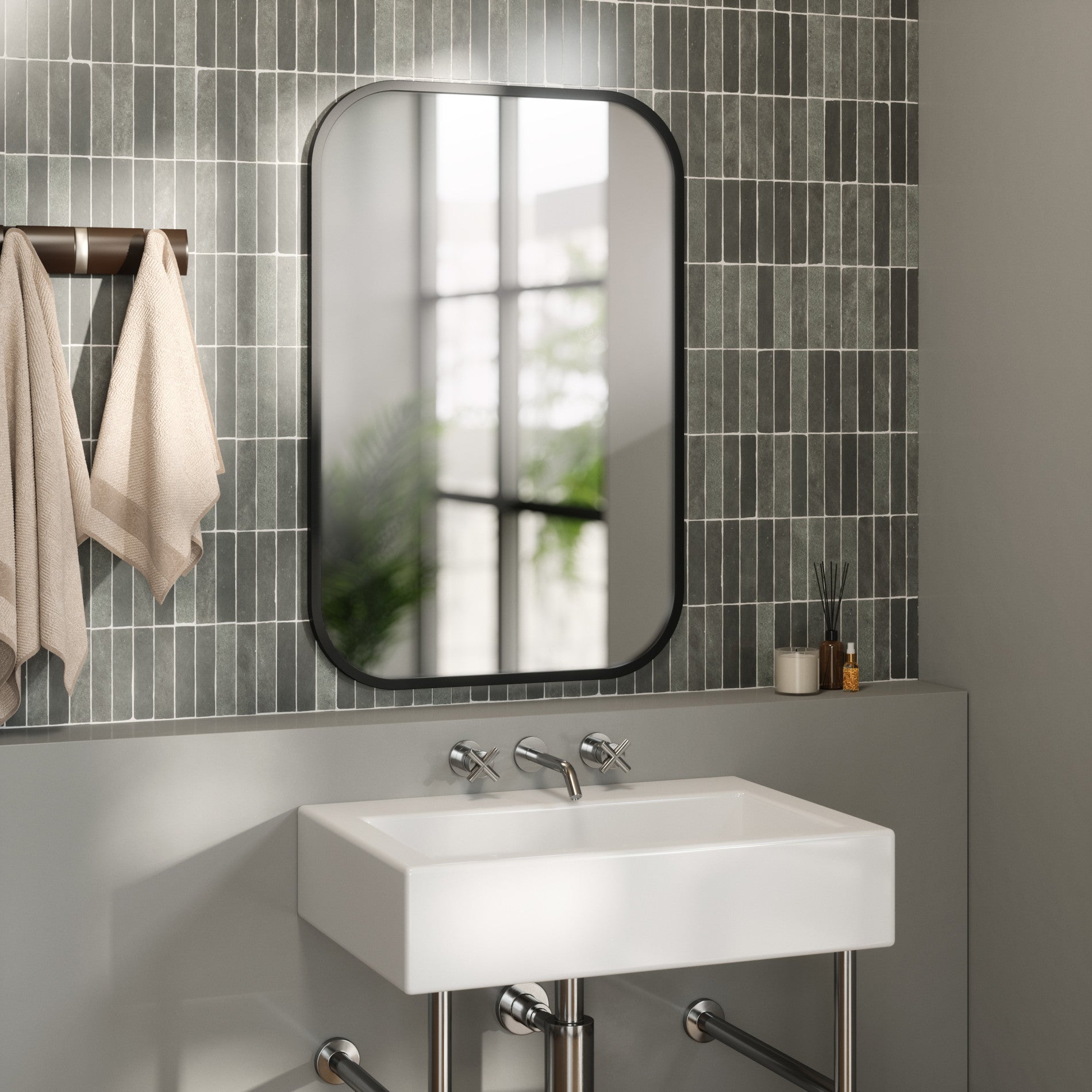 Hub Rectangle Wall Mirror – Umbra UK