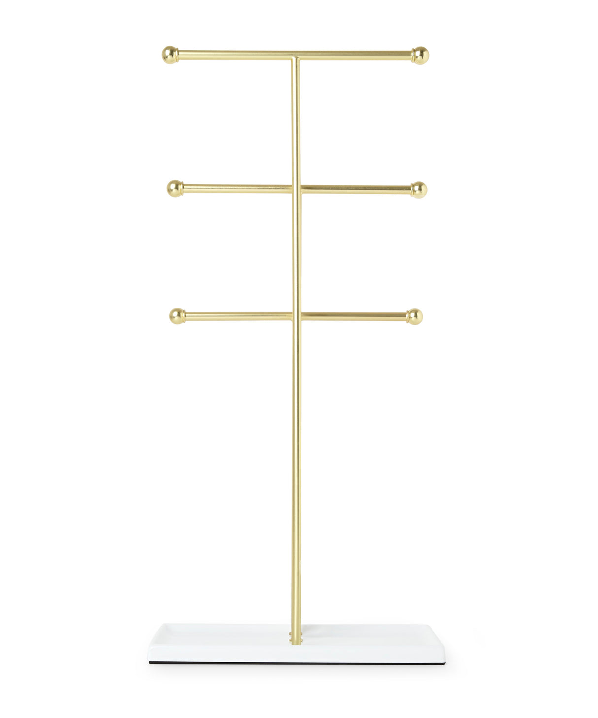 Jewelry Stands | color: White-Brass