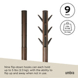 Coat Racks & Valets | color: Black-Walnut